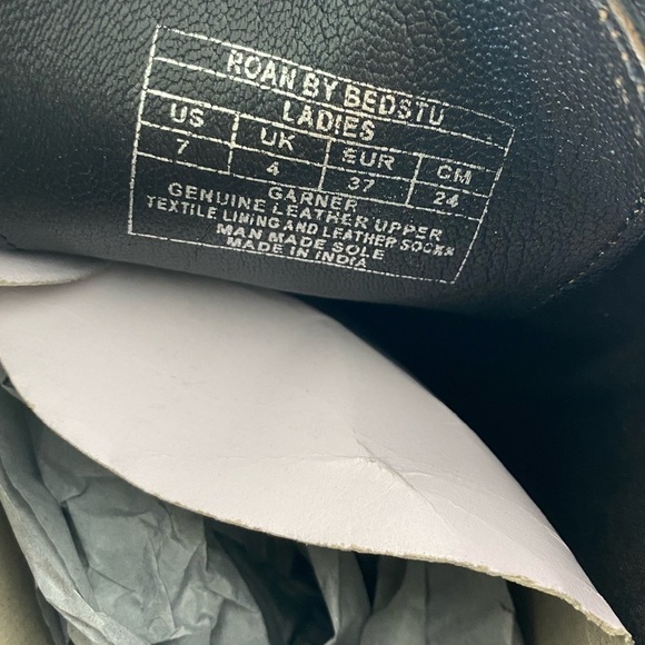 Roan by BedStu Garner Gray Leather Riding Boots Size 7 - Picture 12 of 15